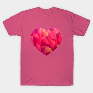 Love Prismatic Valentine Heart T-Shirt